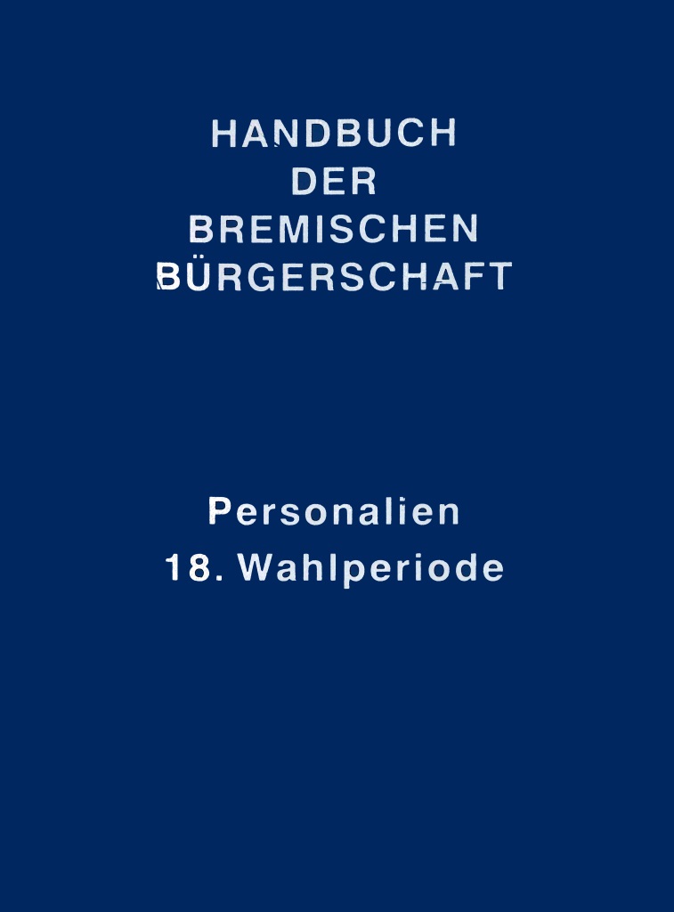 Bremische Bürgerschaft Broschüren und Informationsmaterial