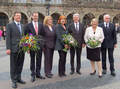 Dr. Joachim Lohse,Martin Günthner, Anja Stahmann, Karoline Linnert, Jens Böhrnsen, Renate Jürgens-Pieper und Ulrich Mäurer