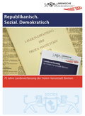 Titelseite der Broschüre „Republikanisch. Sozial. Demokratisch"