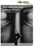 Titelseite der Broschüre „Neu sehen war sein erstes Verlangen“