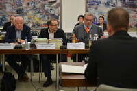 Ein Bild von der Sitzung des Untersuchungsausschusses