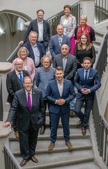 Gruppenfoto der Mitglieder des Petitionsausschuss, August 2022